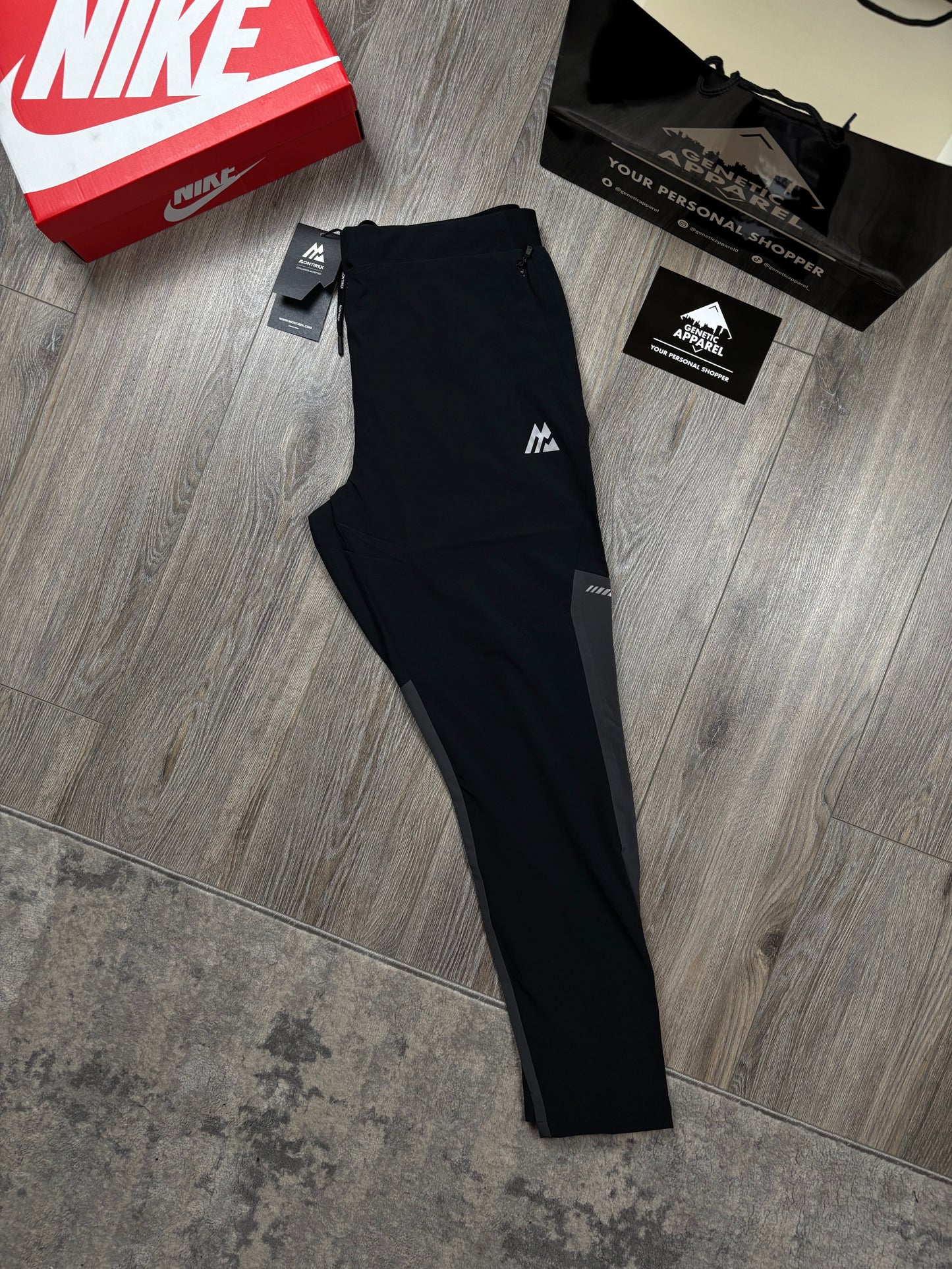 Montirex Woven Tracksuit -‘Black/Grey’