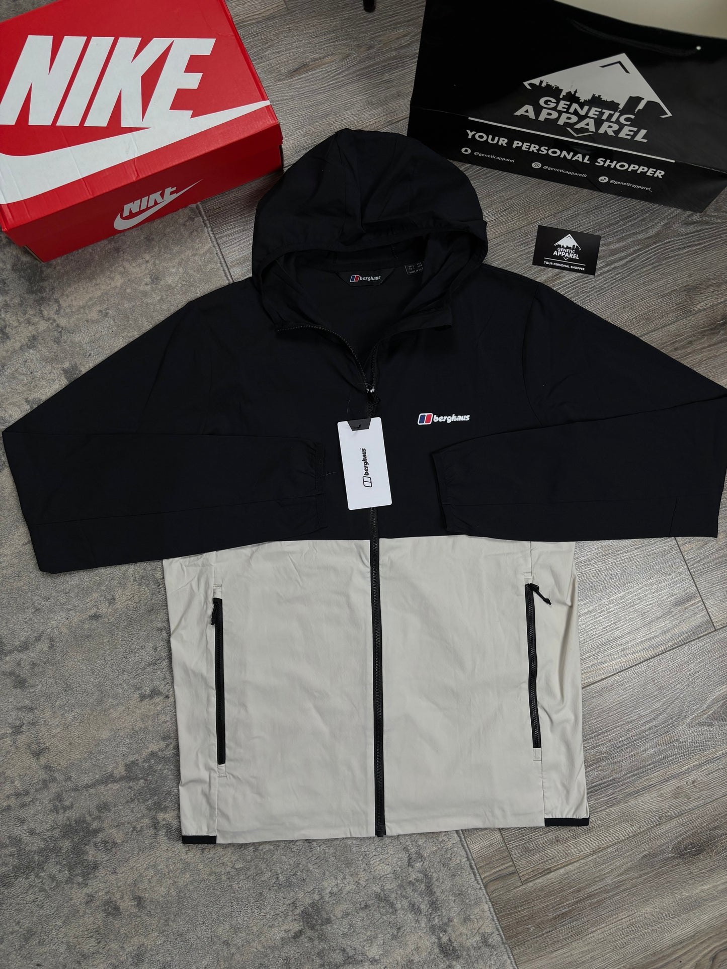 Berghaus Tech Tri Set - ‘Black/Beige’