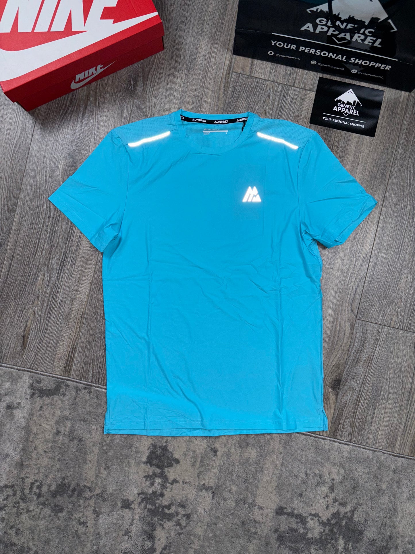 Montirex T-Shirt/Short Set - ‘Baby Blue’