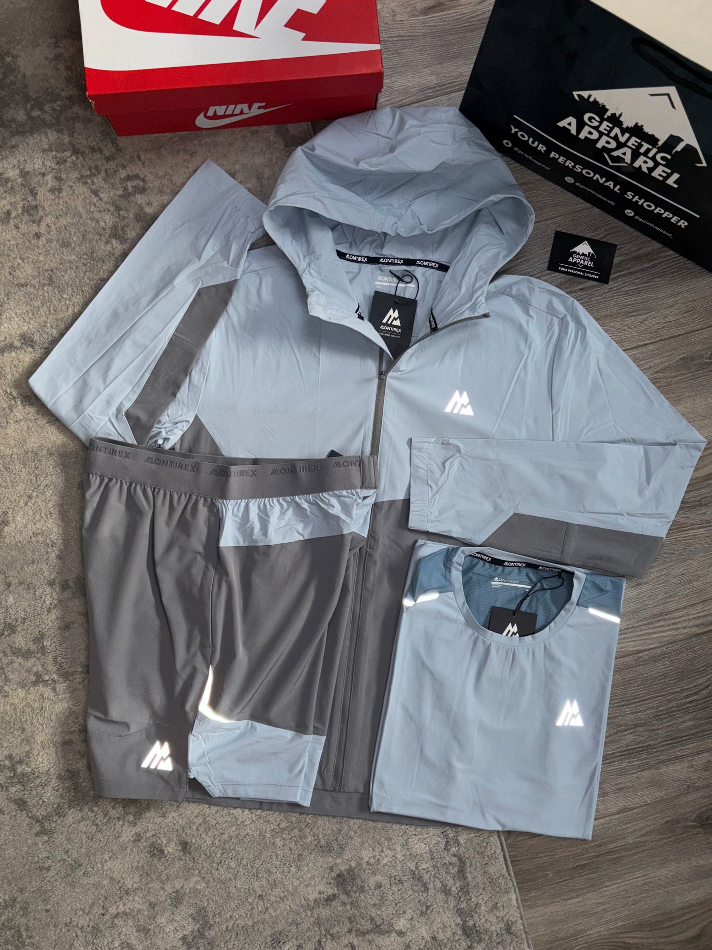 Montirex 3-Piece ‘Charge’ - ‘Baby Blue / Grey’