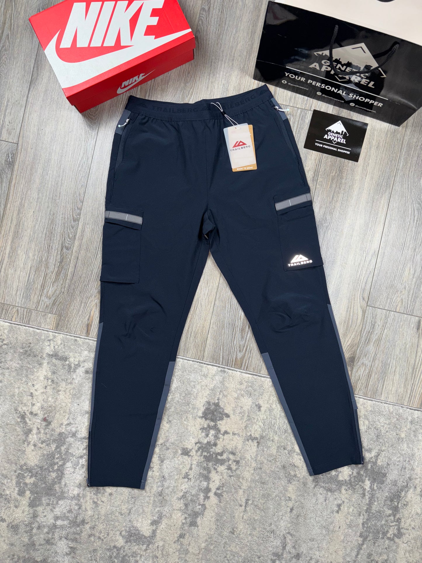 Trailberg 3-Piece Tracksuit - ‘Navy/Baby Blue’