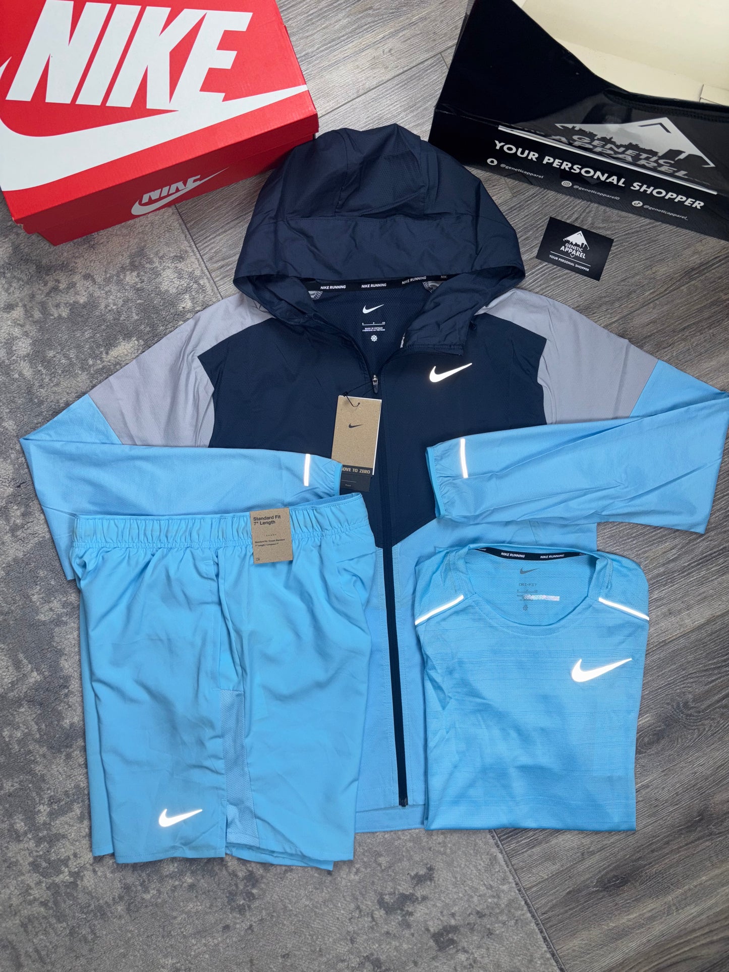 Nike Windrunner 3-Piece Set - ‘Navy/Baby Blue’