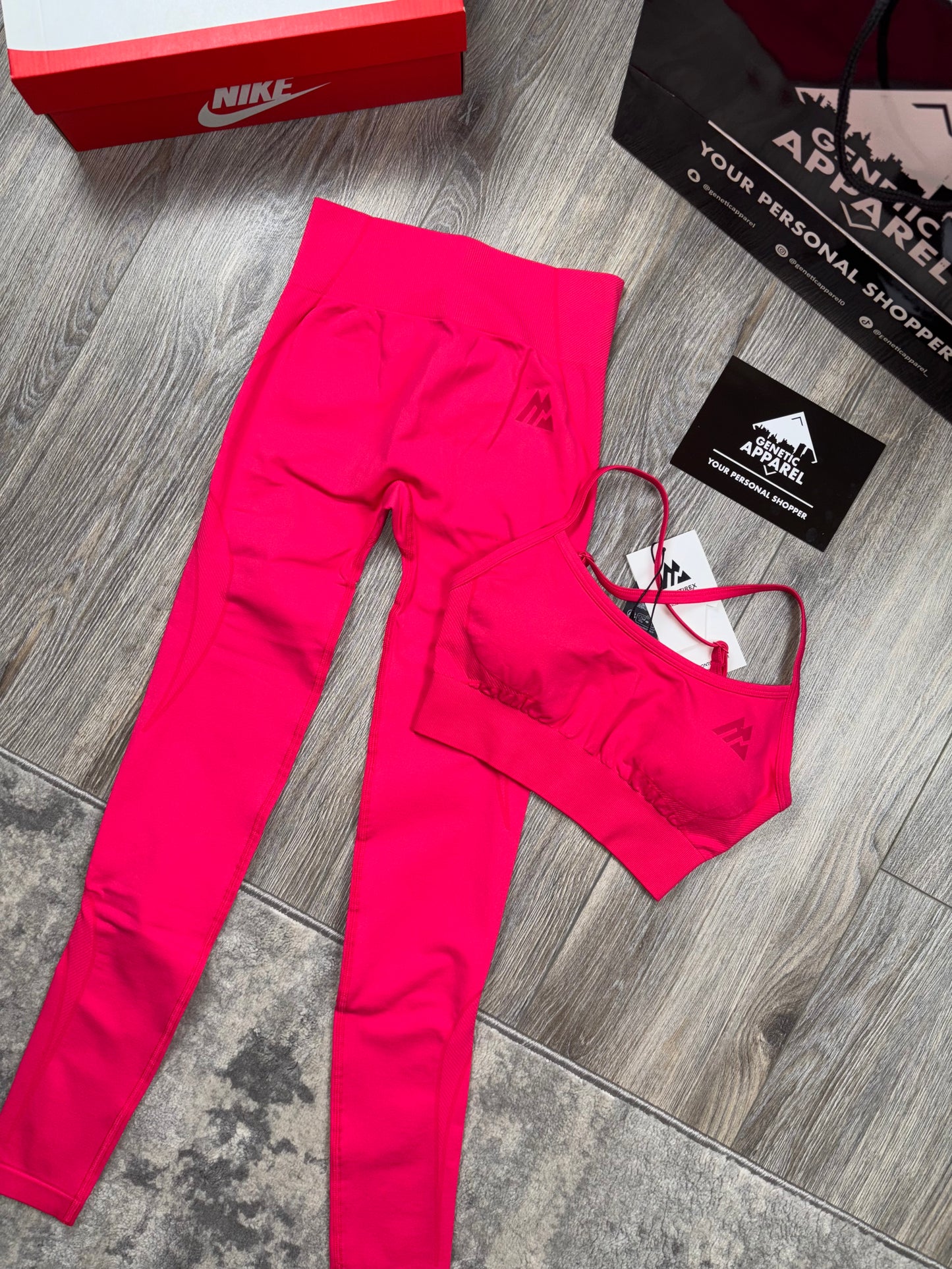 Montirex Women Gym Set - ‘Neon Pink’