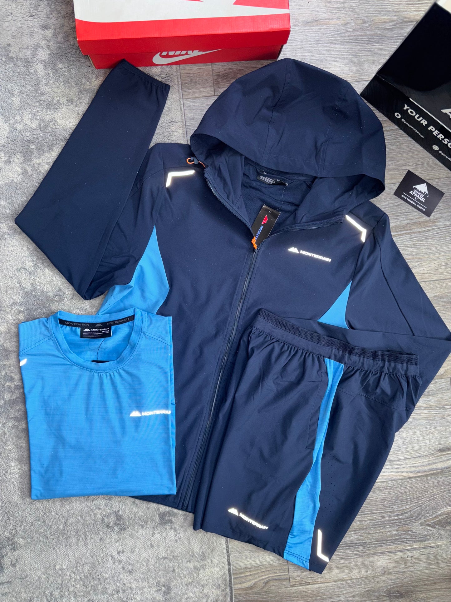 Monterrain 3-Piece Lyder - ‘Navy/Blue’