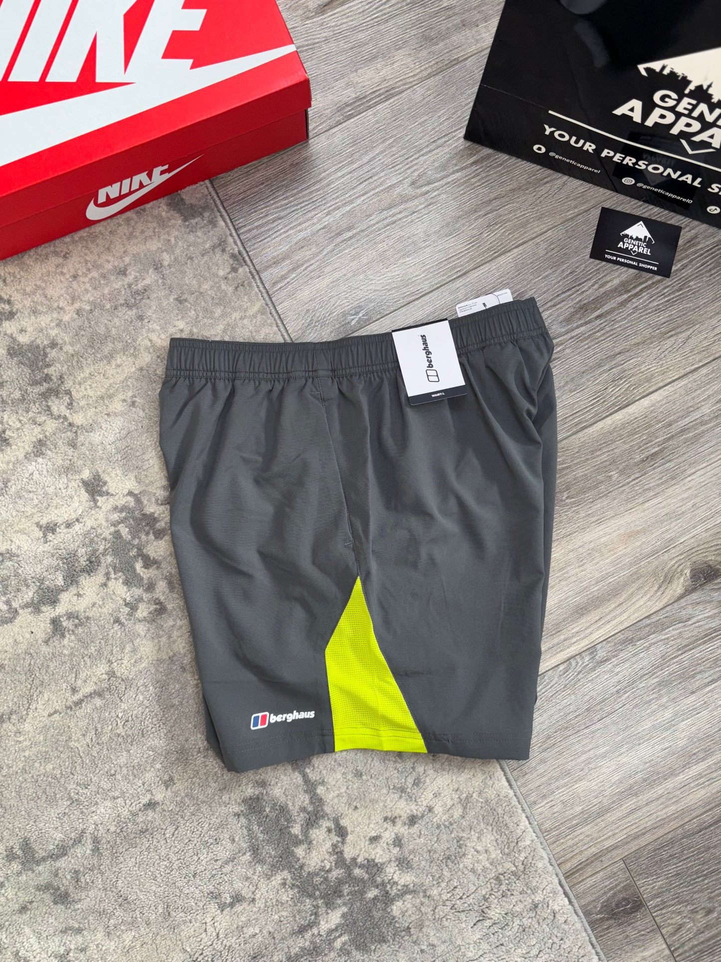 Berghaus T-Shirt / Short Set - ‘Lime / Grey’