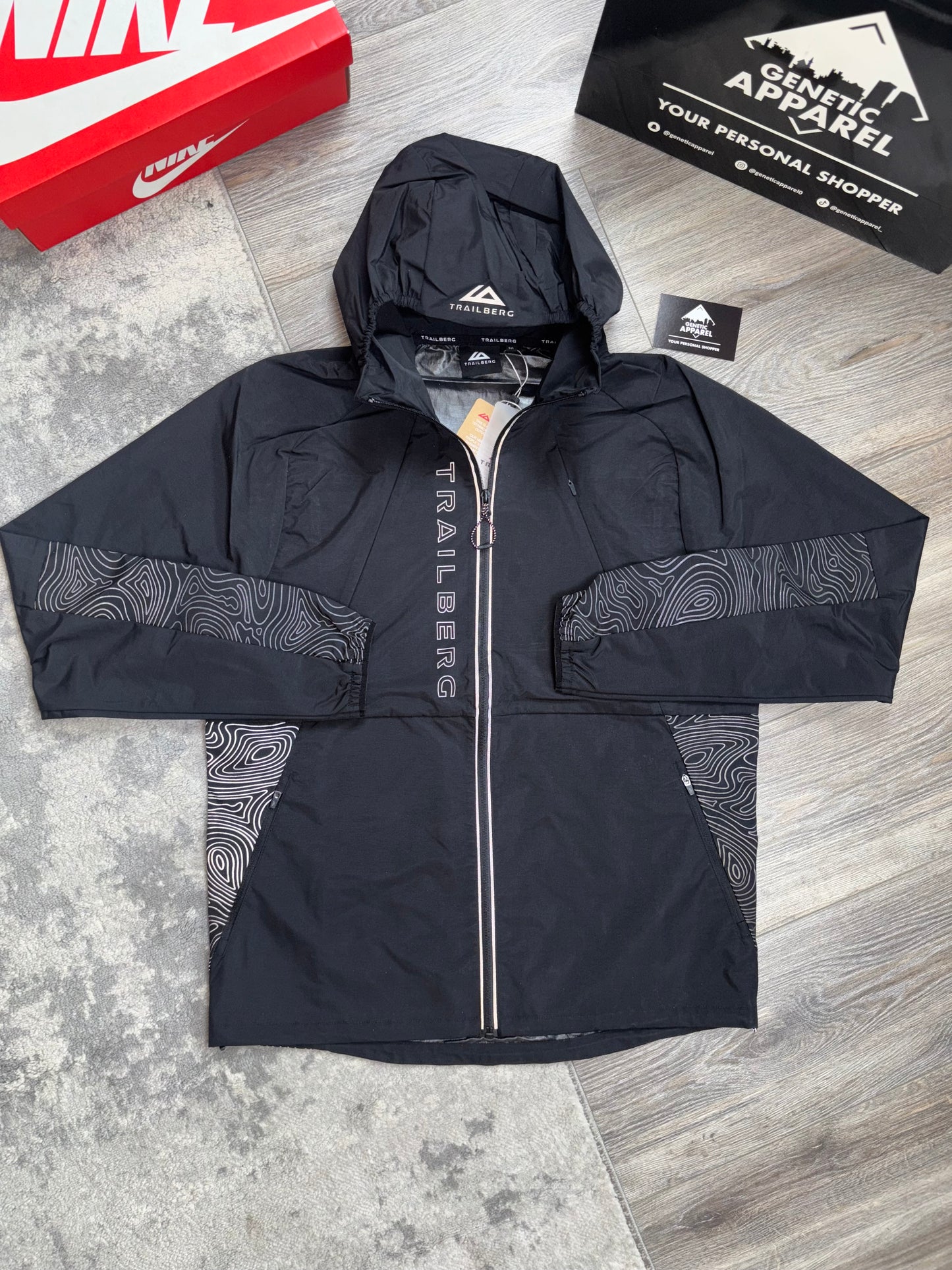 Trailberg Geo Reflective Tracksuit - ‘Black’