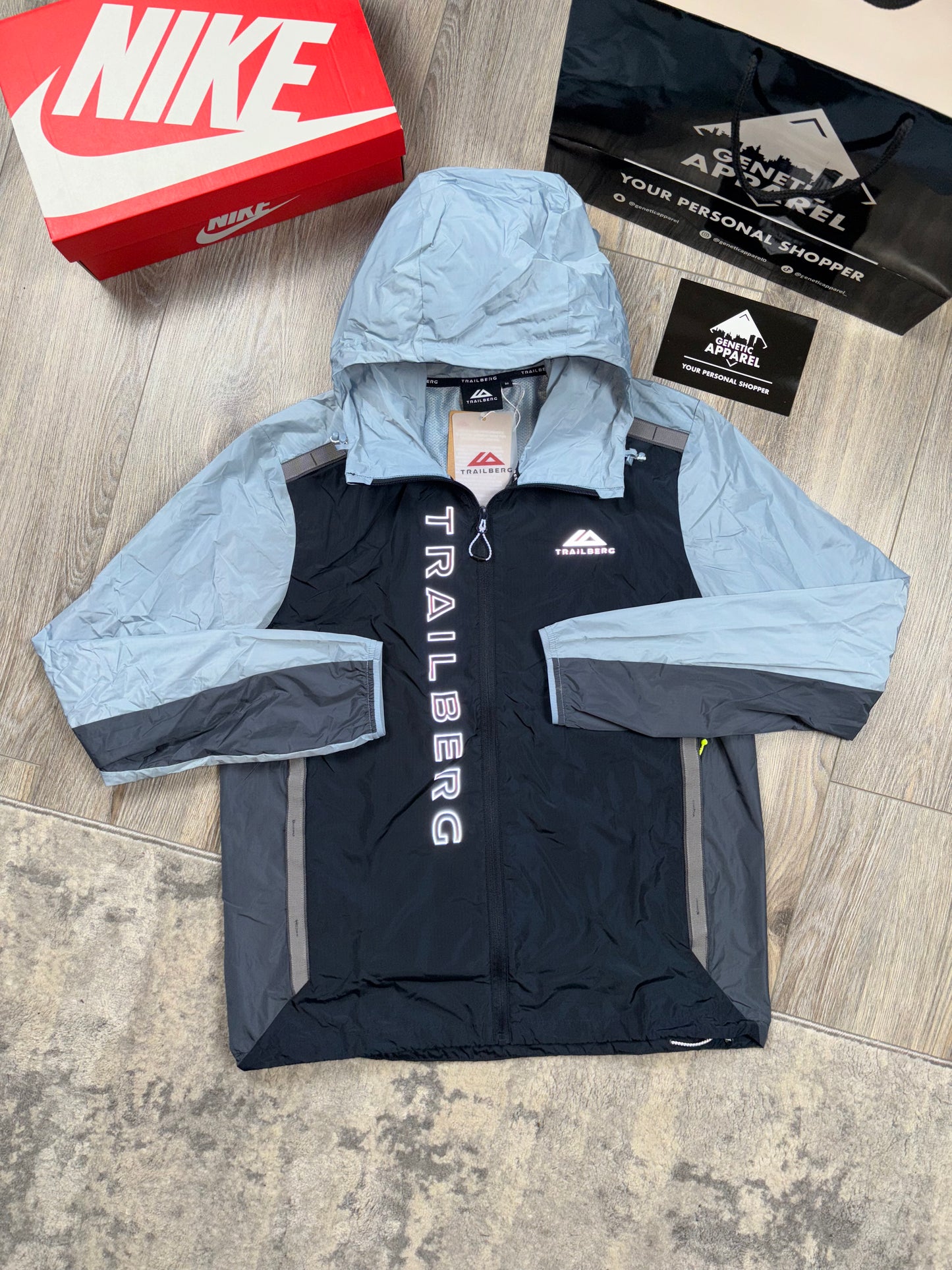Trailberg 3-Piece Tracksuit - ‘Navy/Baby Blue’