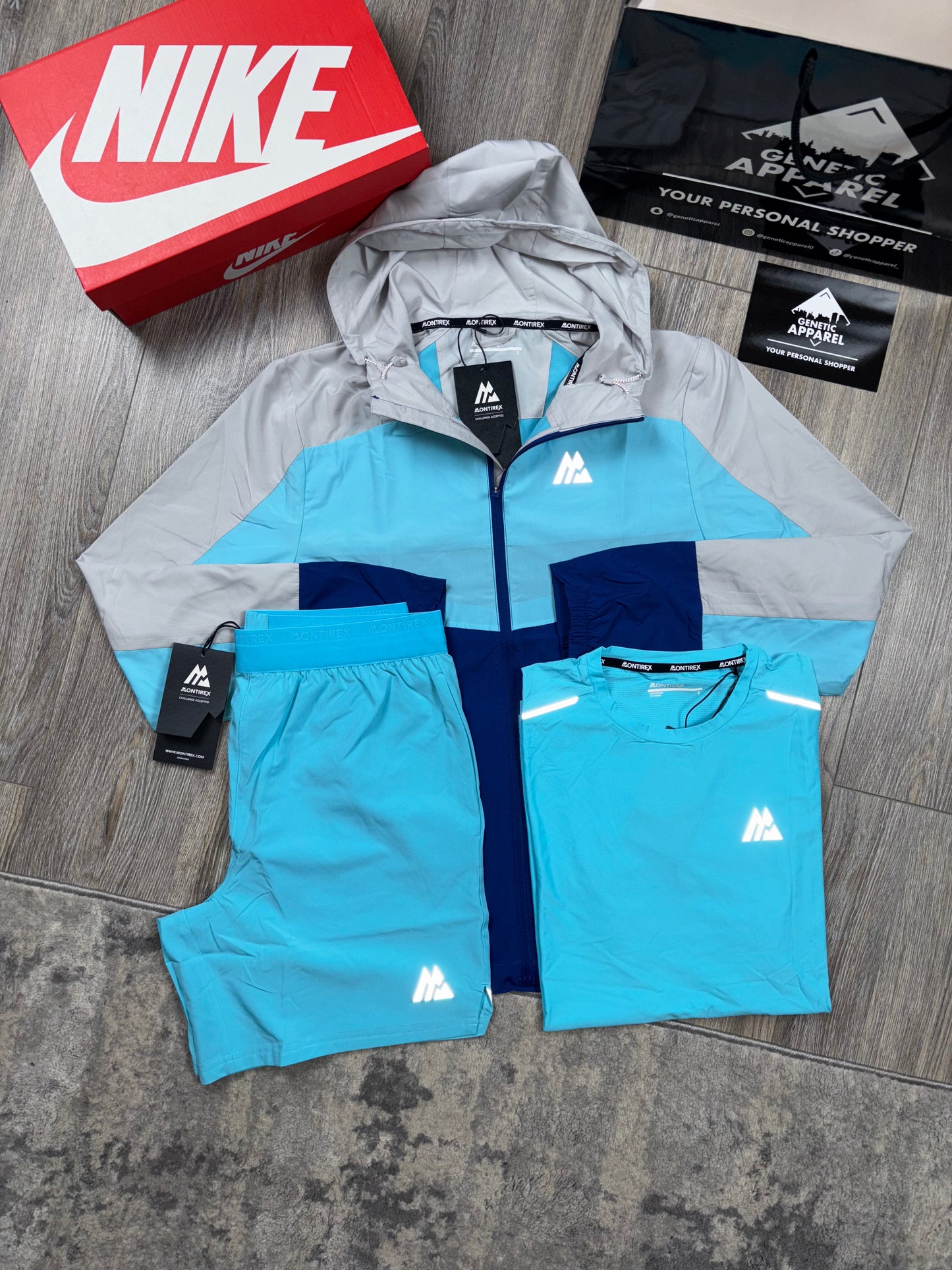 Montirex 3-Piece Set - ‘Baby Blue/Grey’