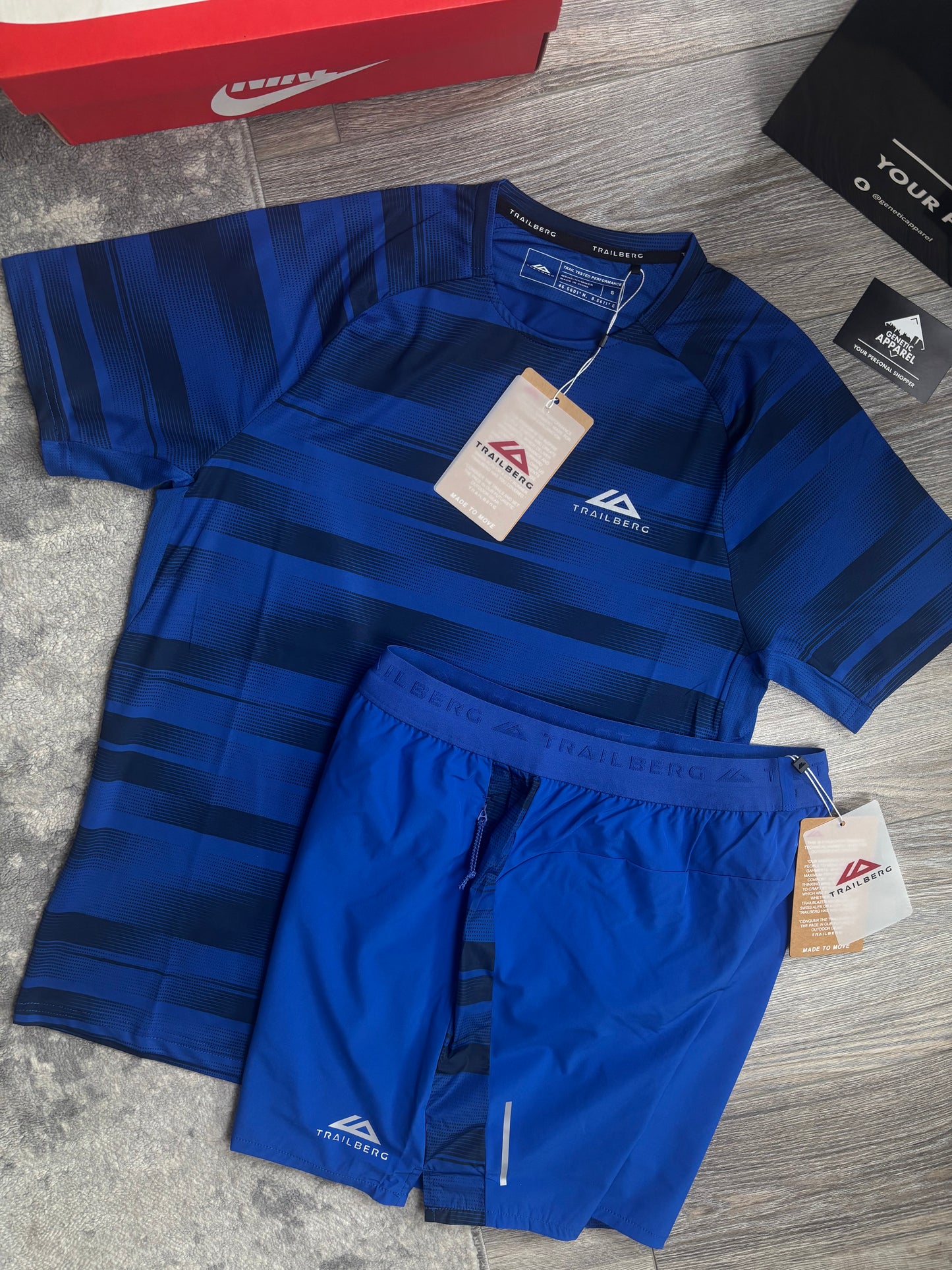 Trailberg T-Shirt / Short Set - ‘Royal Blue’