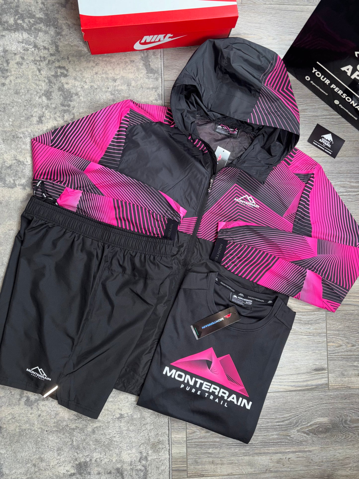 Monterrain 3-Piece Glow Set - ‘ Pink / Black’