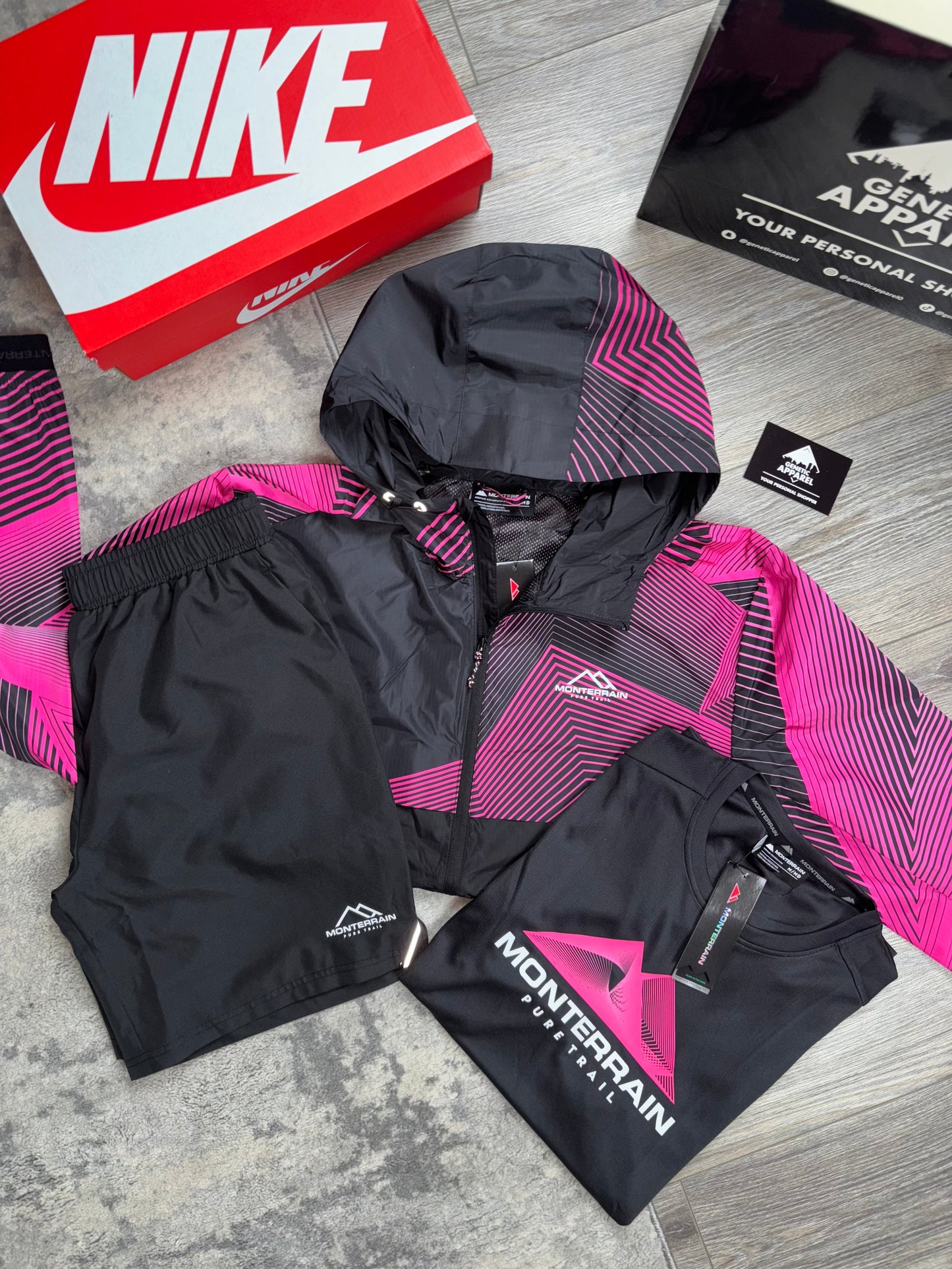 Monterrain 3-Piece Glow Set - ‘ Pink / Black’