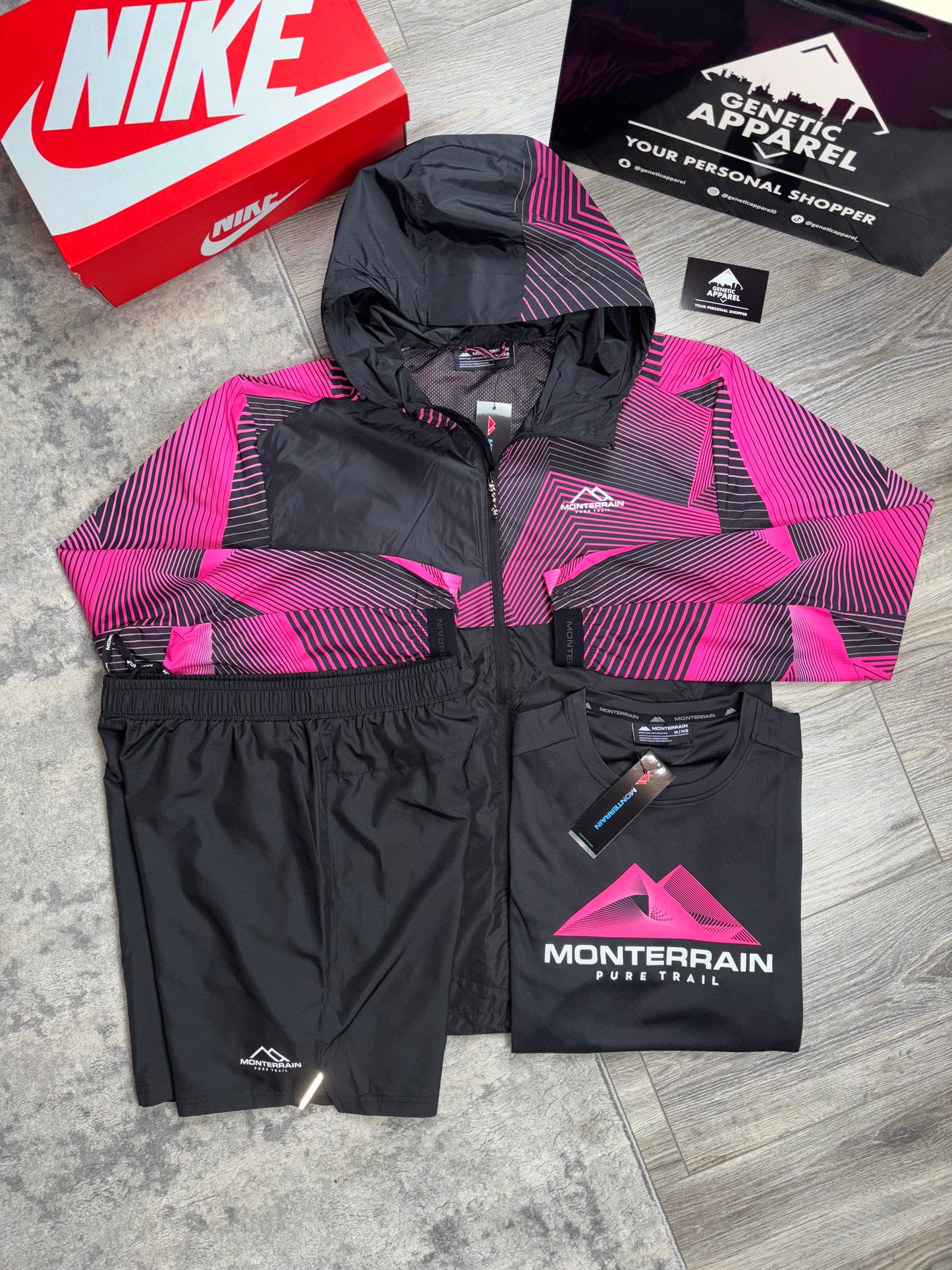 Monterrain 3-Piece Glow Set - ‘ Pink / Black’