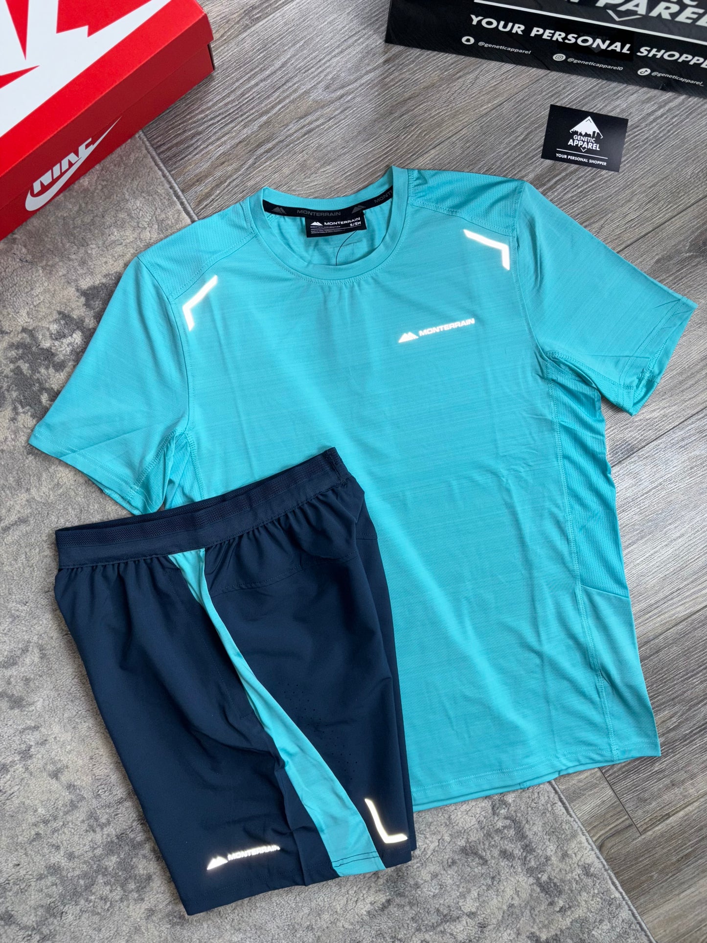 Monterrain Lyder Set - ‘Navy/Turqouise’