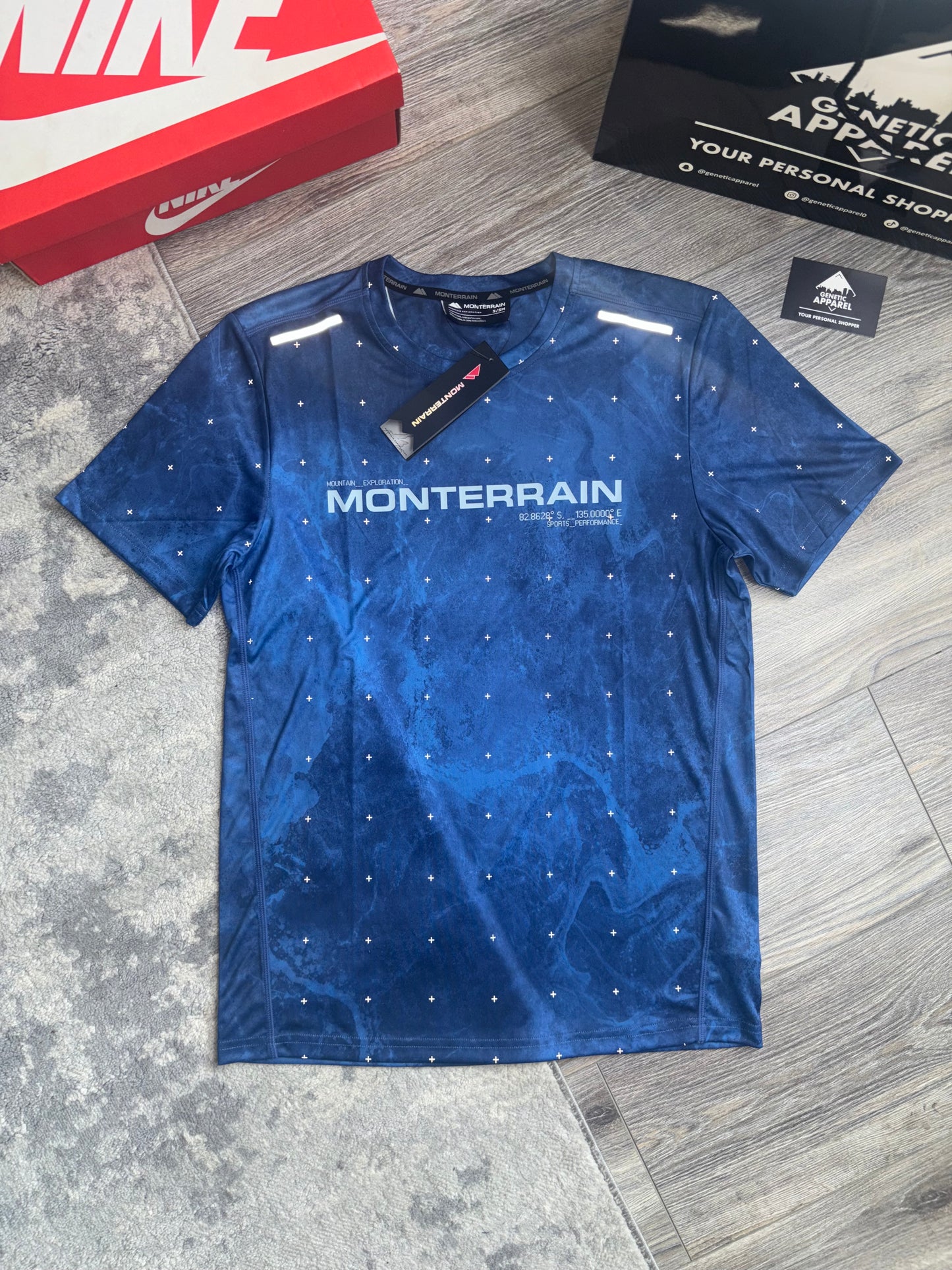Monterrain ‘Galaxy’ T-Shirt / Short Set - ‘Blue’