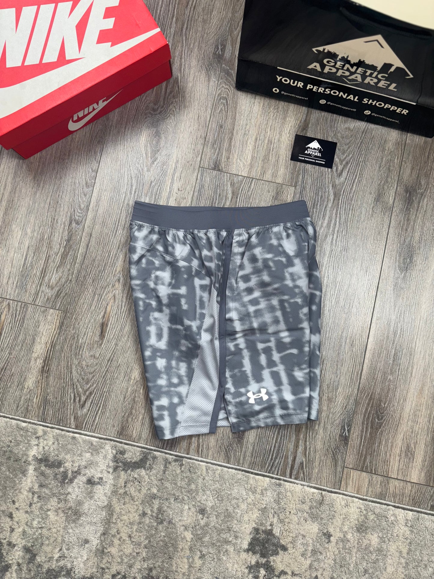 Under Armour Camo T-Shirt / Short Set - ‘Grey’