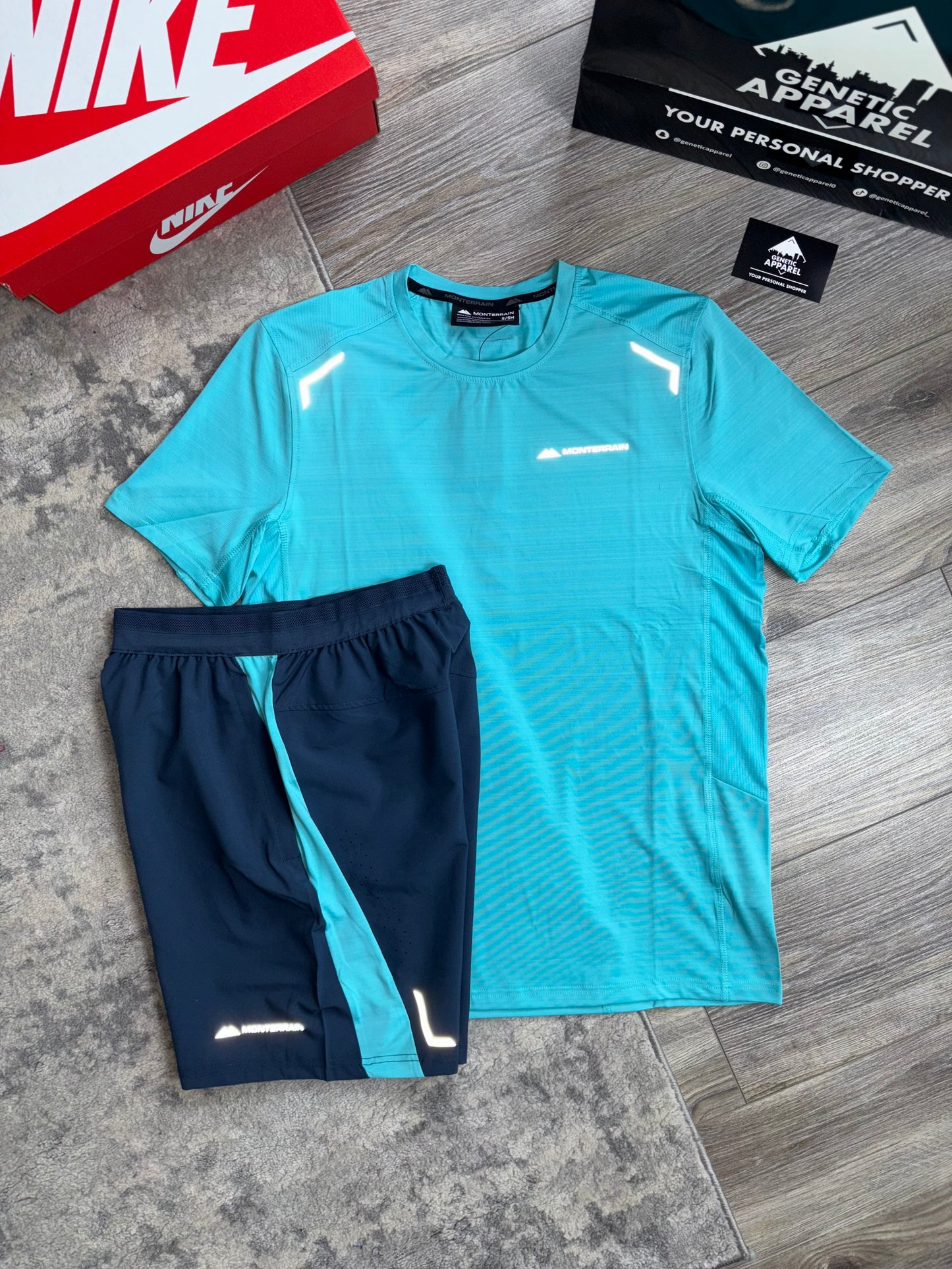 Monterrain Lyder Set - ‘Navy/Turqouise’