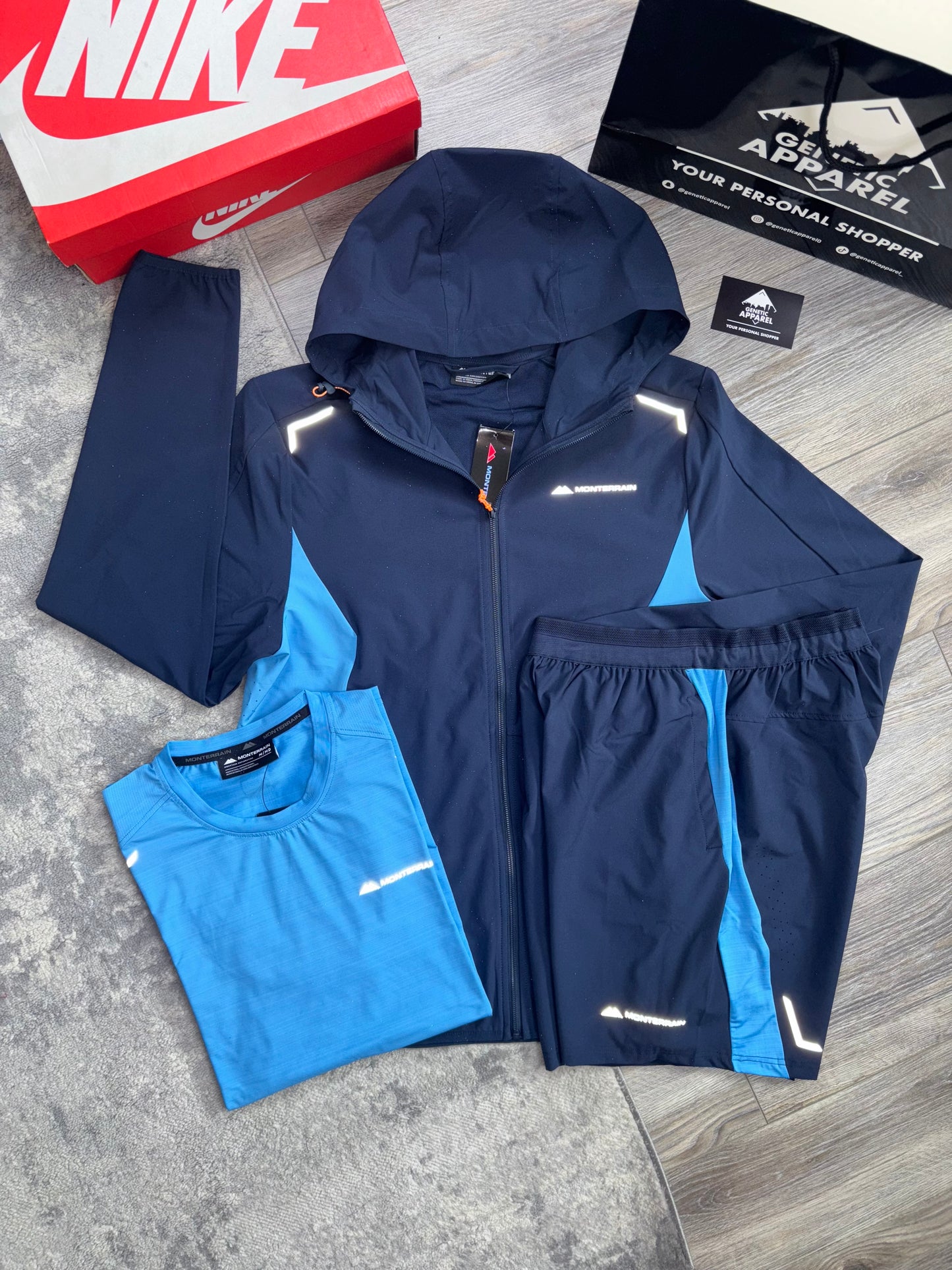 Monterrain 3-Piece Lyder - ‘Navy/Blue’