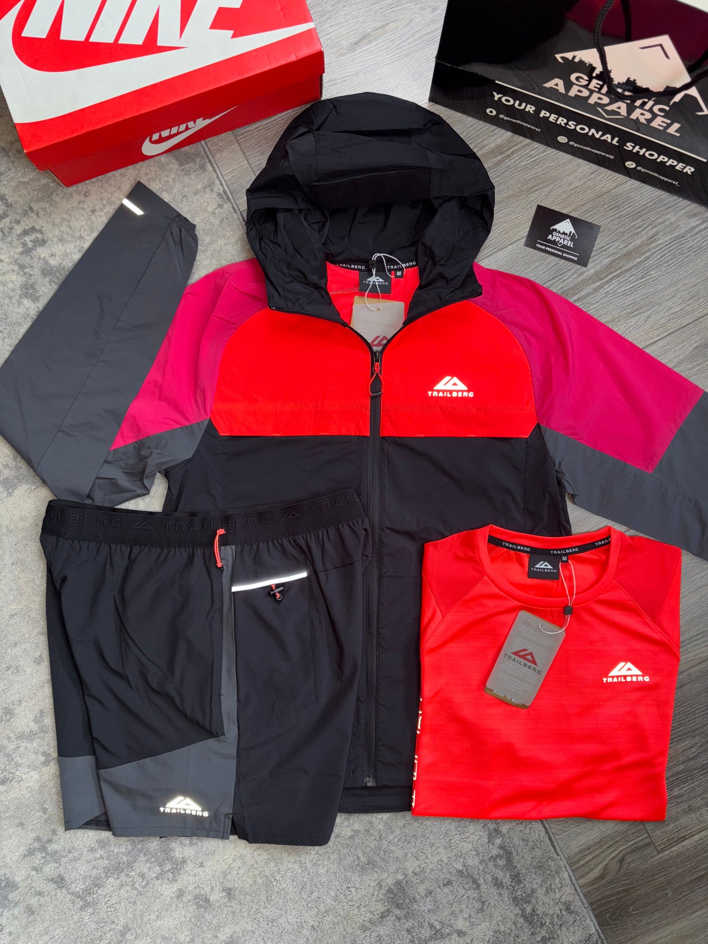 Trailberg Vertigo 3-Piece Set - ‘Black / Red’