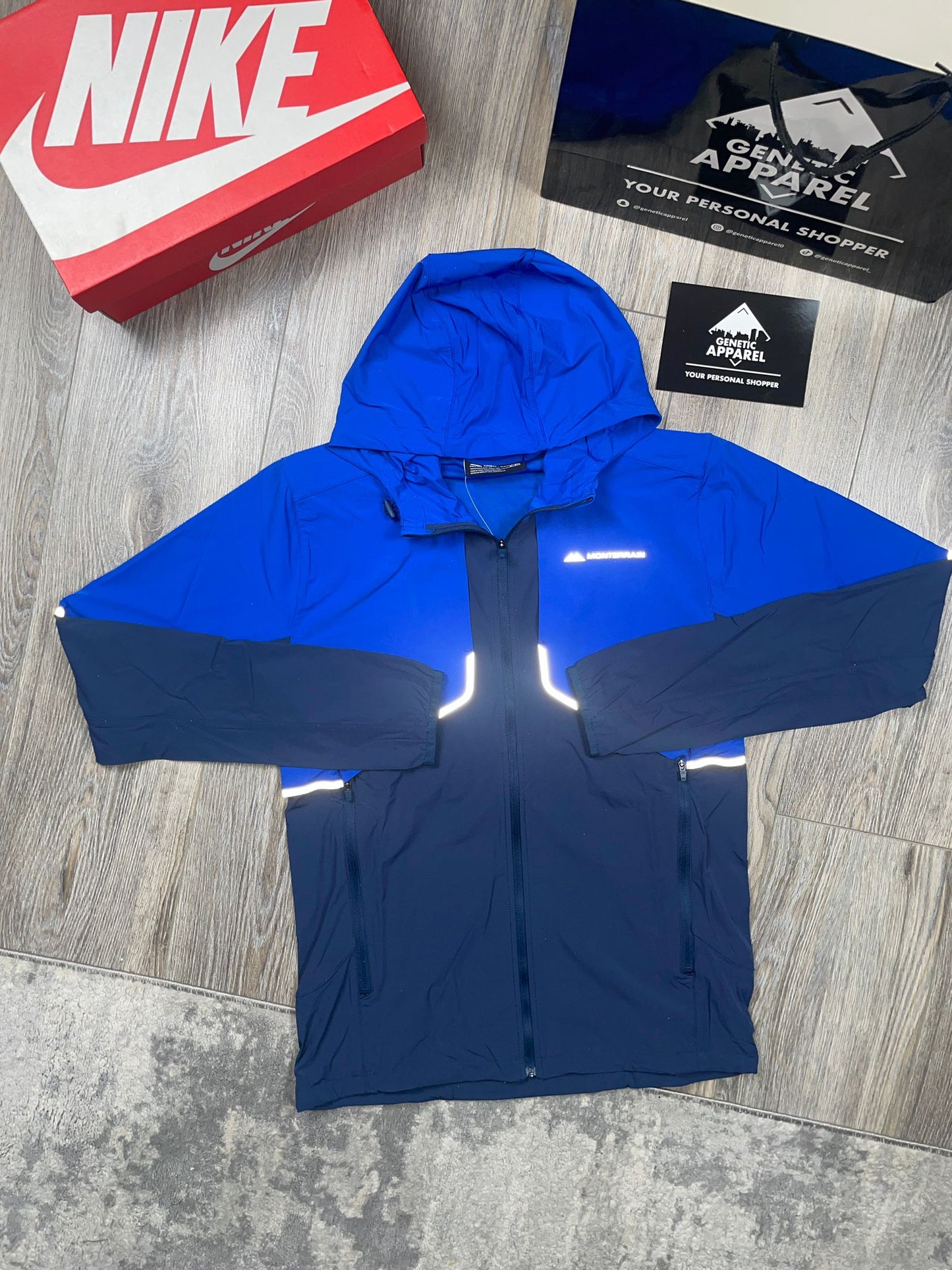 Monterrain Vent Tracksuit - ‘Royal Blue/Navy’
