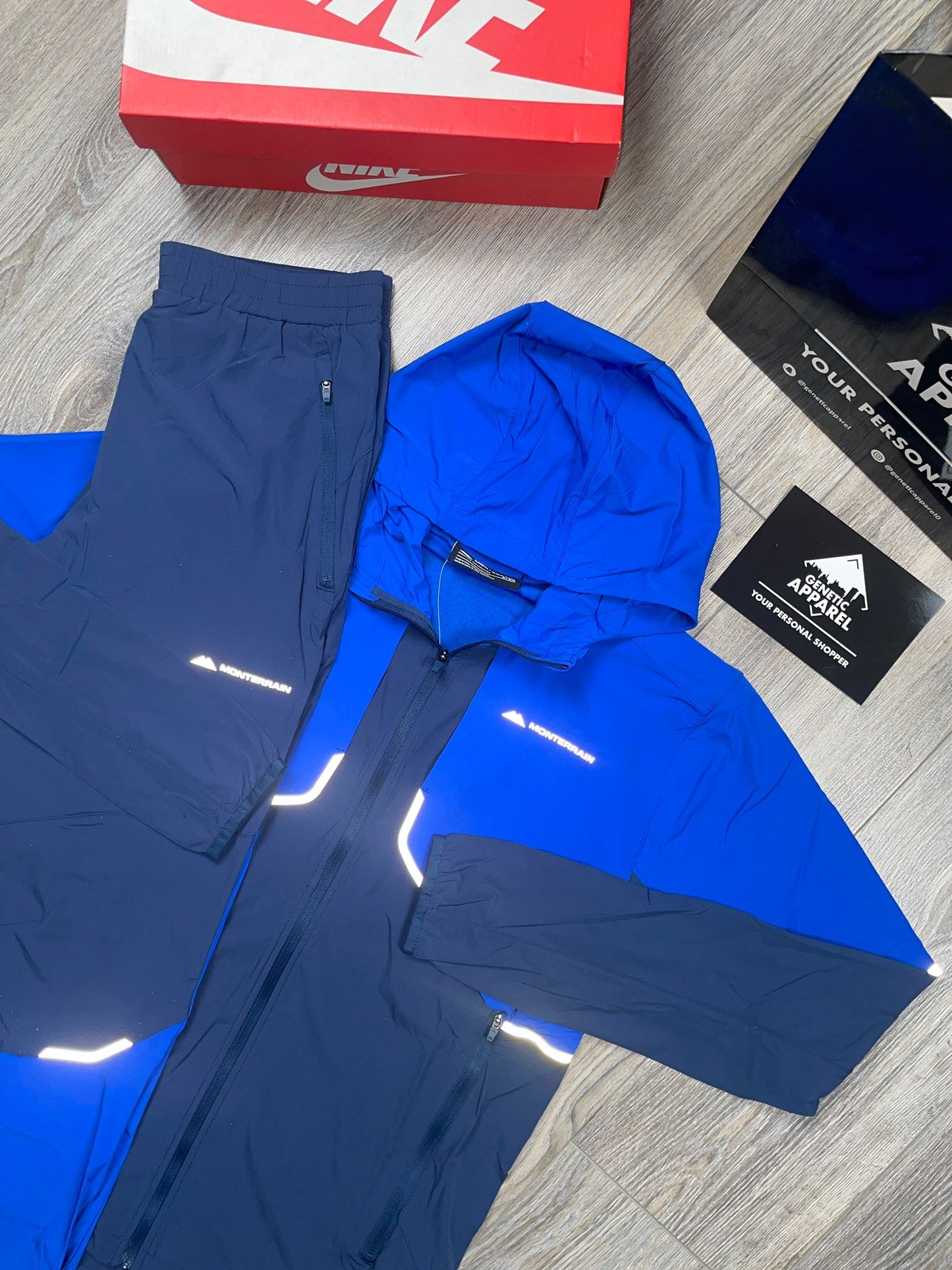 Monterrain Vent Tracksuit - ‘Royal Blue/Navy’