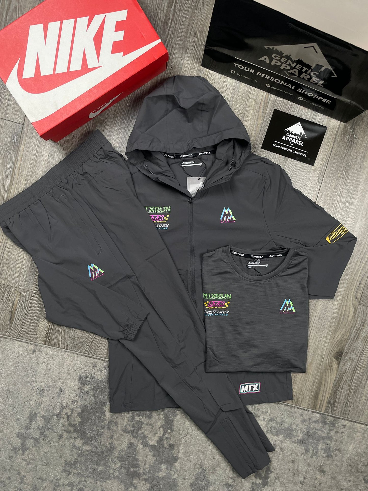Montirex MTX Run 3-Piece Tracksuit - ‘Grey’