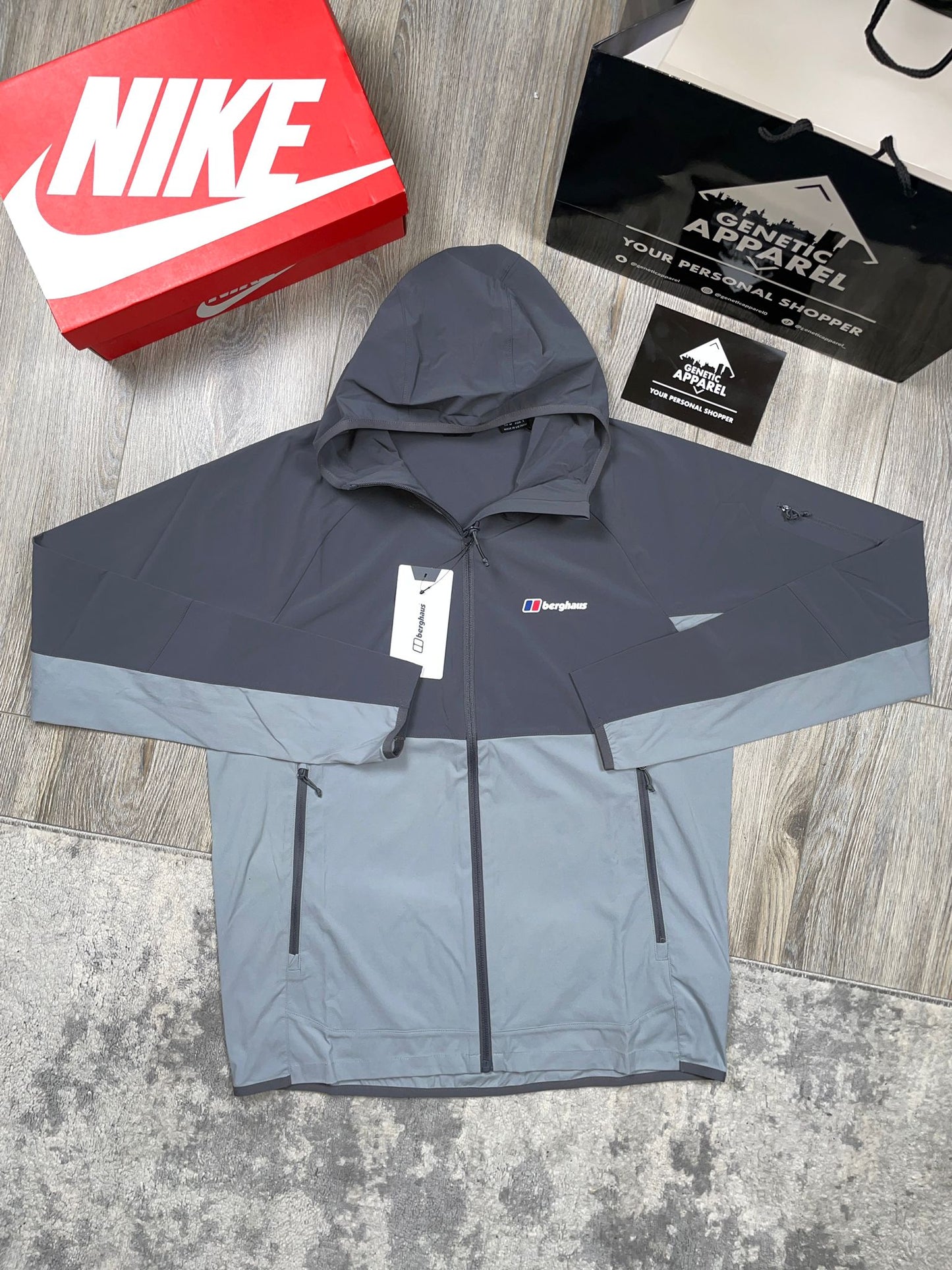 Berghaus Two-Tone Woven Tracksuit - ‘Slate Grey’