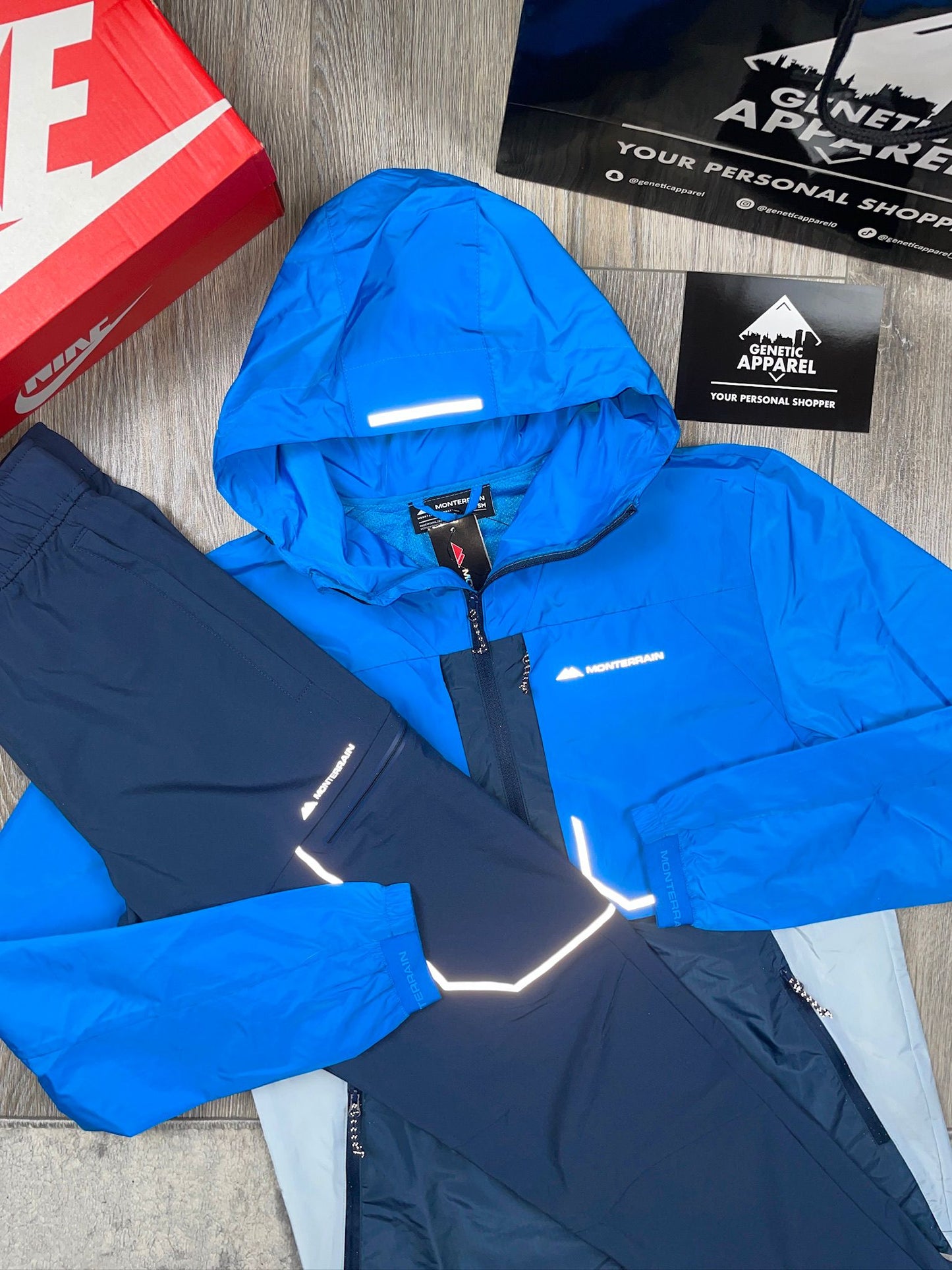 Monterrain Windrunner Tracksuit - ‘Navy/Blue’