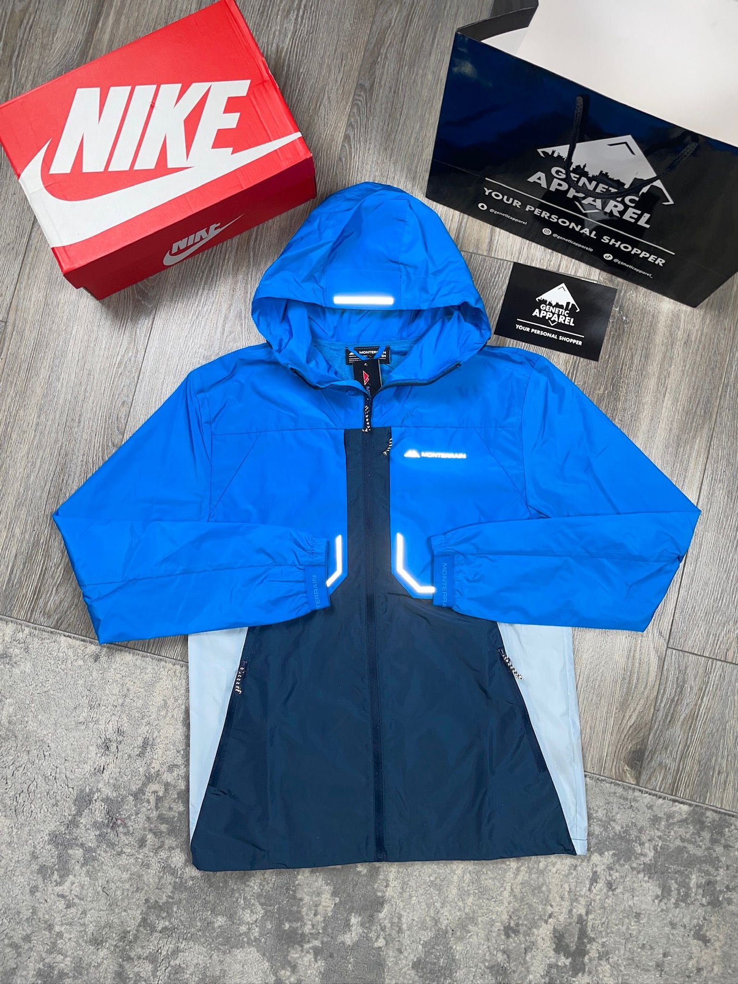 Monterrain Windrunner Tracksuit - ‘Navy/Blue’