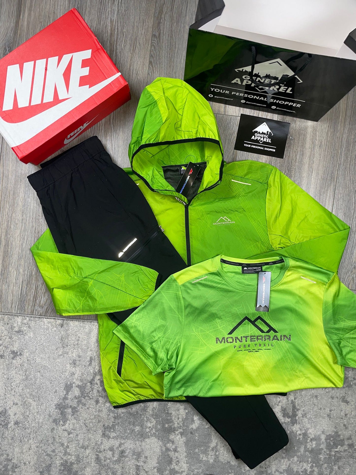 Monterrain Illusion 3-Piece Tracksuit - ‘Lime’