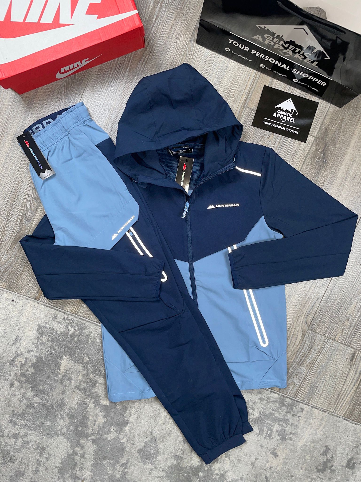 FCRB NIKE 15AW STORM-FIT ツアー ジャケット ネイビー F.C.R.B. エフシーアールビー × NIKE ナイキ 15AW STORM-FIT