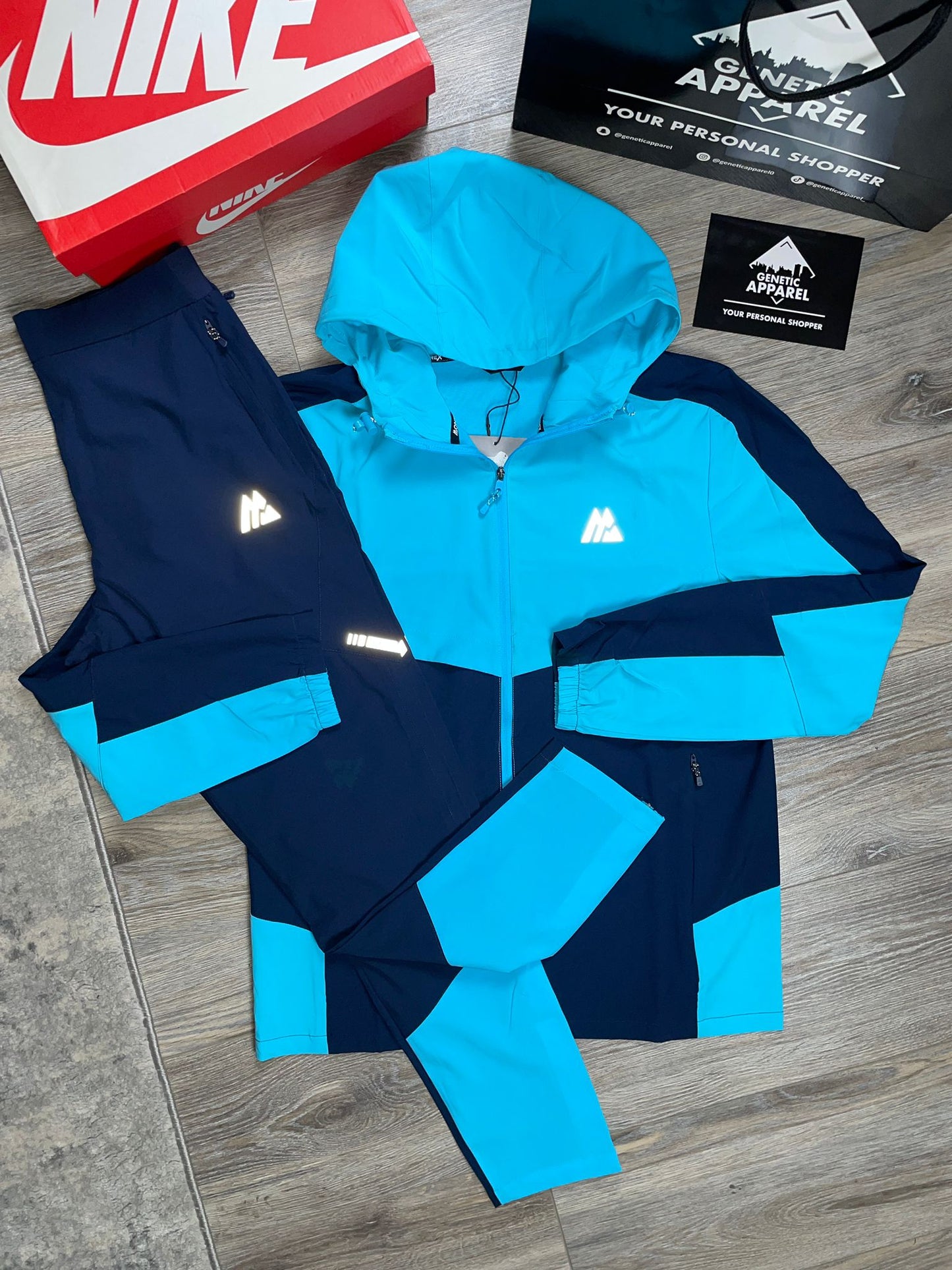 Montirex Tracksuit - ‘Baby Blue/Navy’
