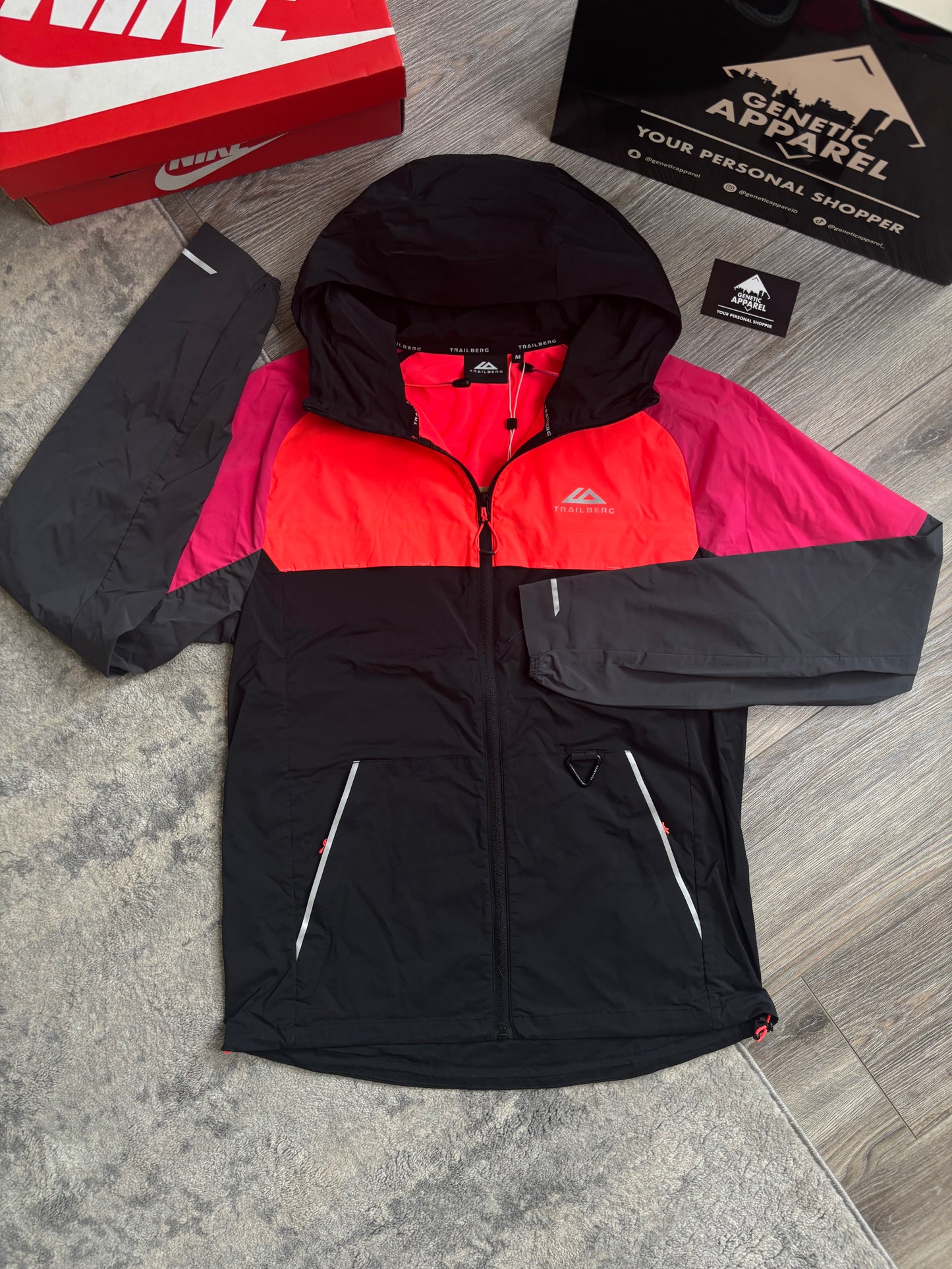 Trailberg Surge Tracksuit - ‘ Red / Black ‘