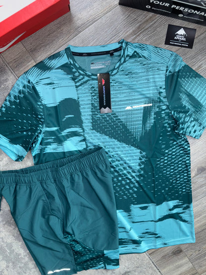 Monterrain Utility T-Shirt / Short Set - ‘ Turquoise ‘