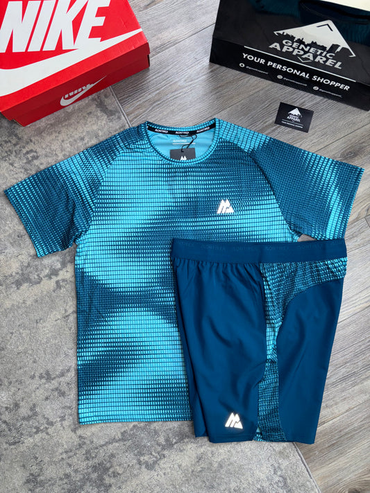 Montirex Prism T-Shirt/Short Set - ‘Navy/Blue’