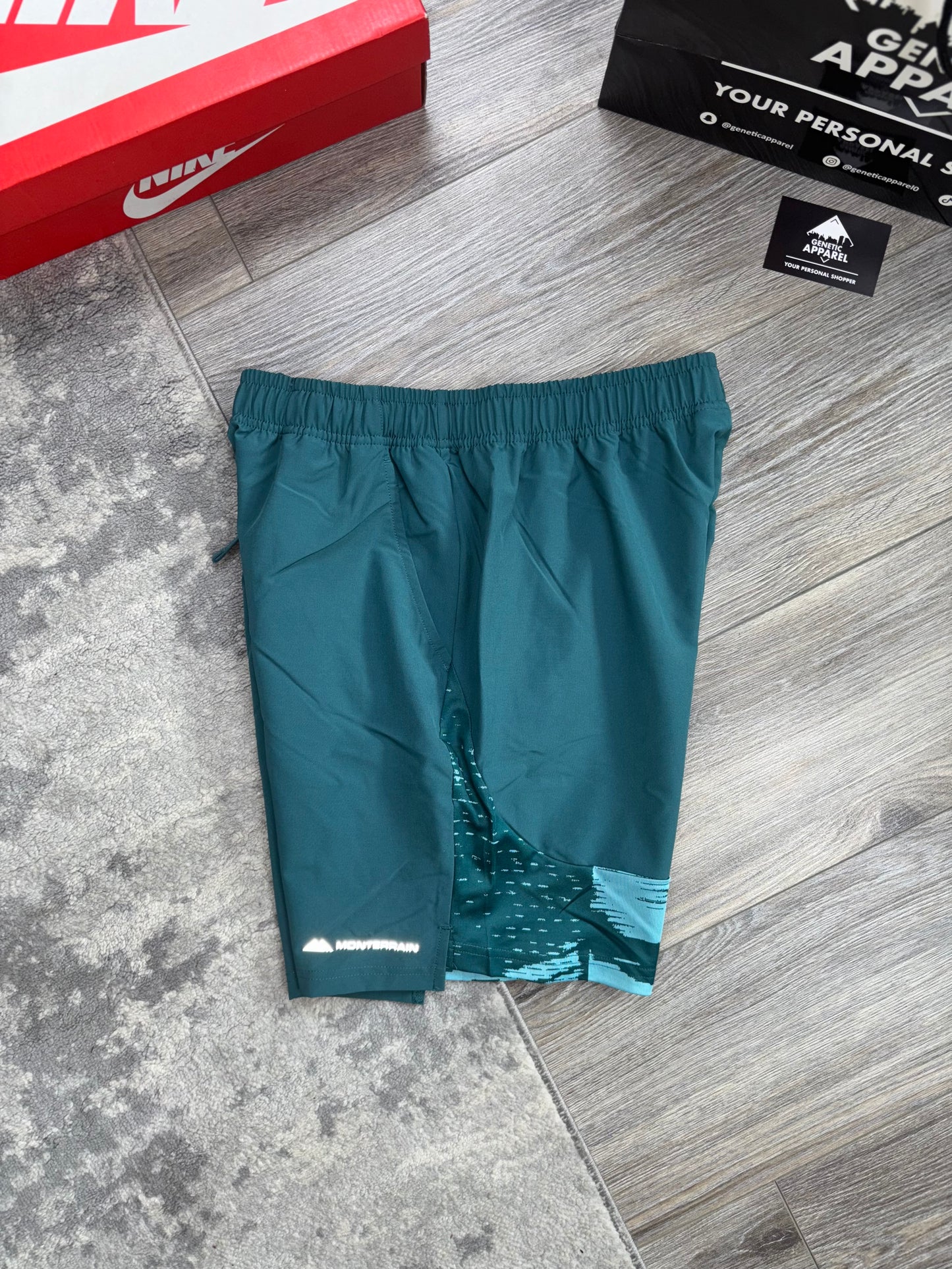 Monterrain Utility T-Shirt / Short Set - ‘ Turquoise ‘