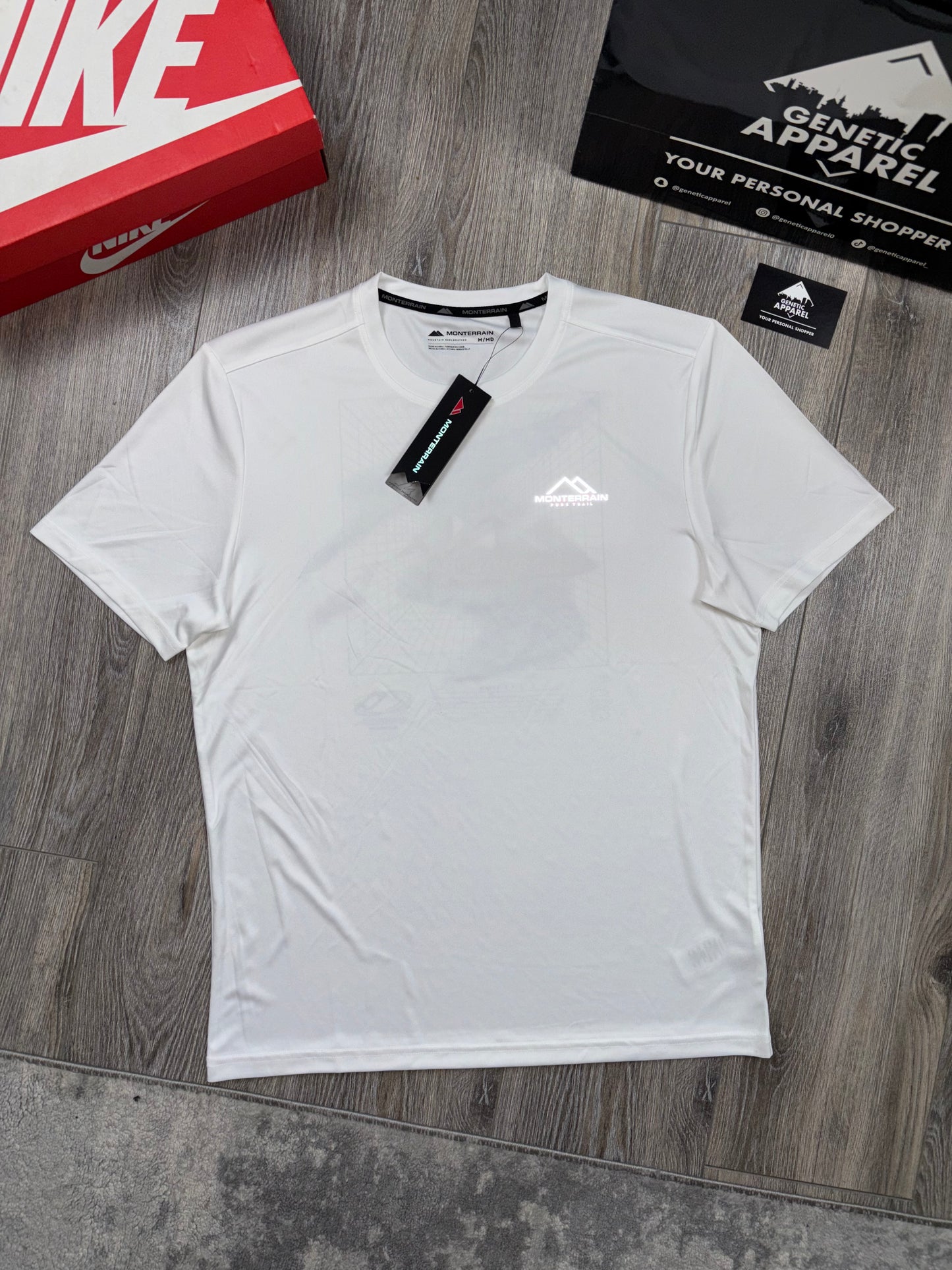 Monterrain T-Shirt / Short Illusion - ‘Black / White / Purple’
