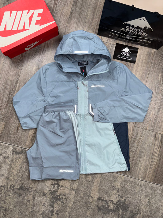 Monterrain Jacket/Short Set - ‘Baby Blue/Aqua’