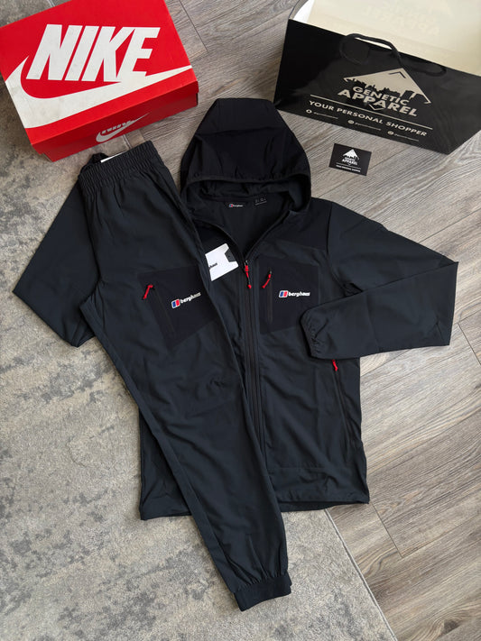 Berghaus Tech Tracksuit - ‘Black / Red’