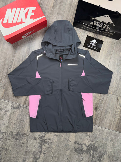 Monterrain Jacket/Short Set - ‘Baby Pink/Grey’