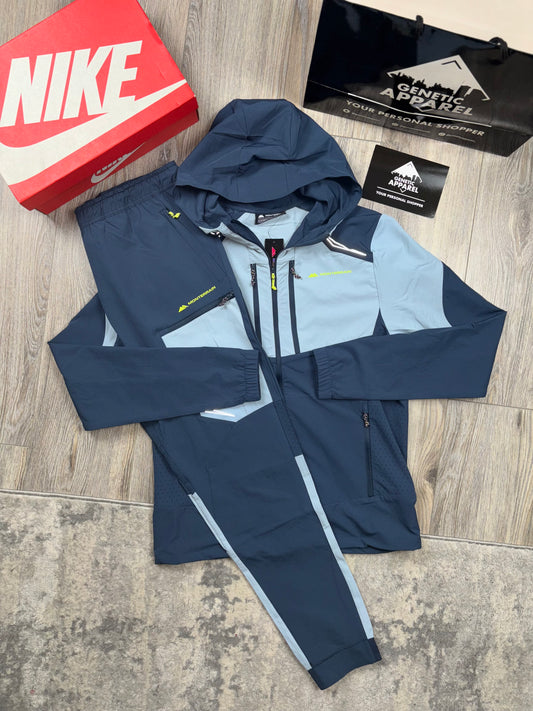 Monterrain Woven Tracksuit - ‘Navy/Blue’
