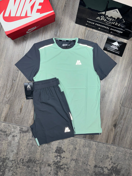 Montirex T-Shirt / Short Set - ‘Neon / Grey ‘