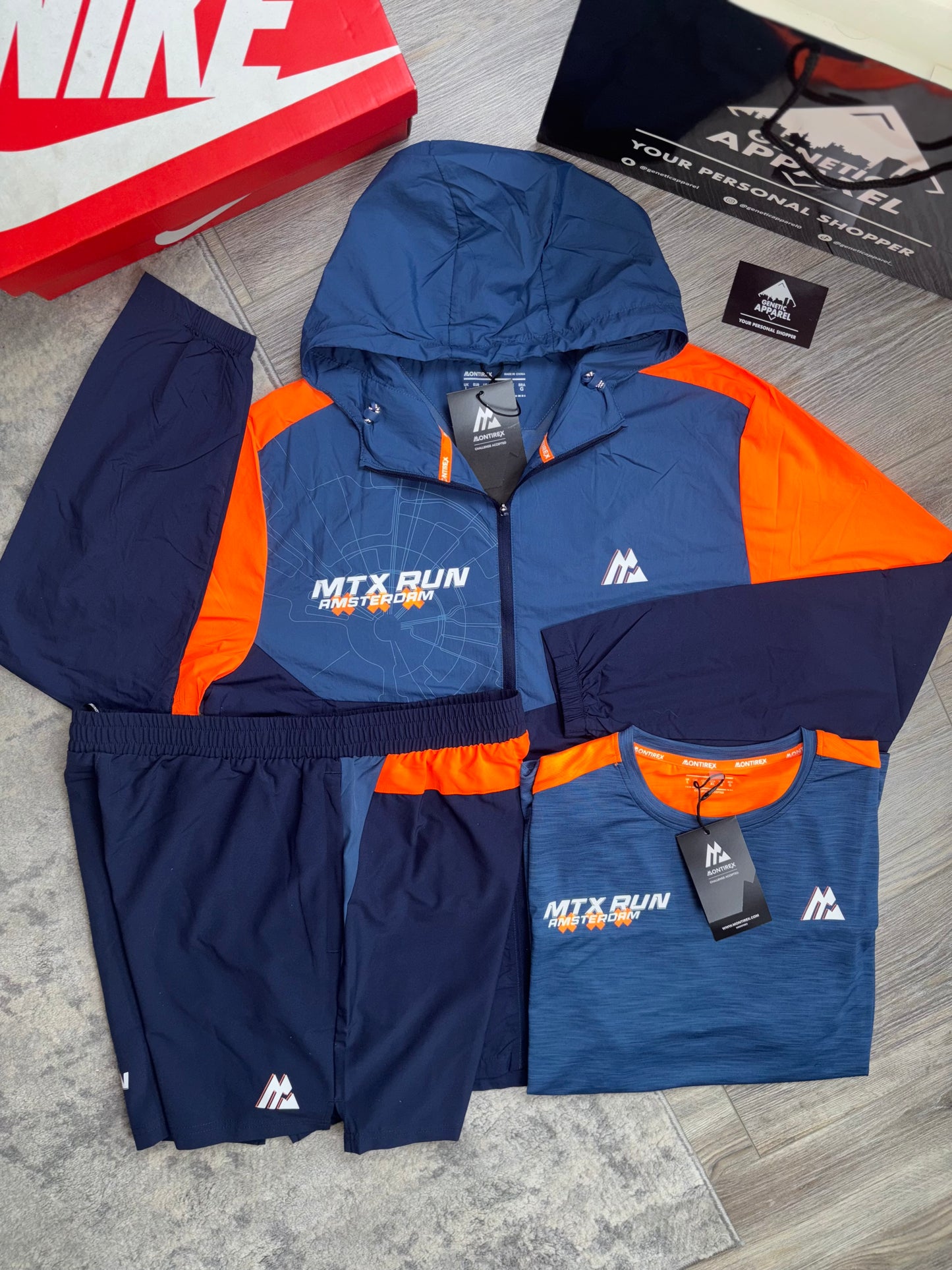 Montirex 3-Piece Amsterdam - ‘Navy/Orange’