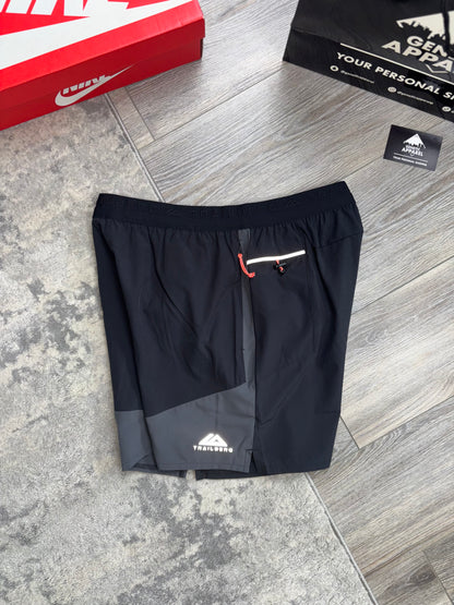 Trailberg Vertigo T-Shirt / Short Set - ‘Black / Red’