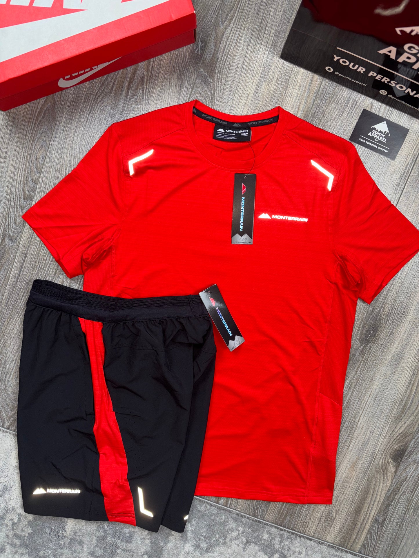 Monterrain Lyder Set - ‘Black/Red’