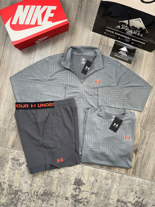 Under Armour 3-Piece G Set - ‘Slate Grey/Orange’