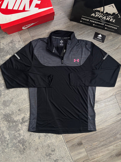 Under Armour 3-Piece 1/4 Zip Set - ‘Black / Pink’