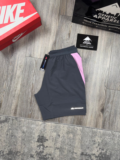 Monterrain T-Shirt/Short Set - Baby Pink/Grey’