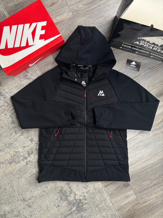Montirex Hybrid Tech Jacket - ‘Black / Red’