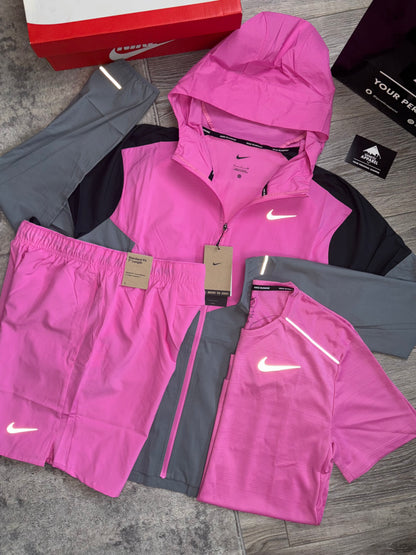 Nike Windrunner 3-Piece Set - ‘Pink /Grey/Black’