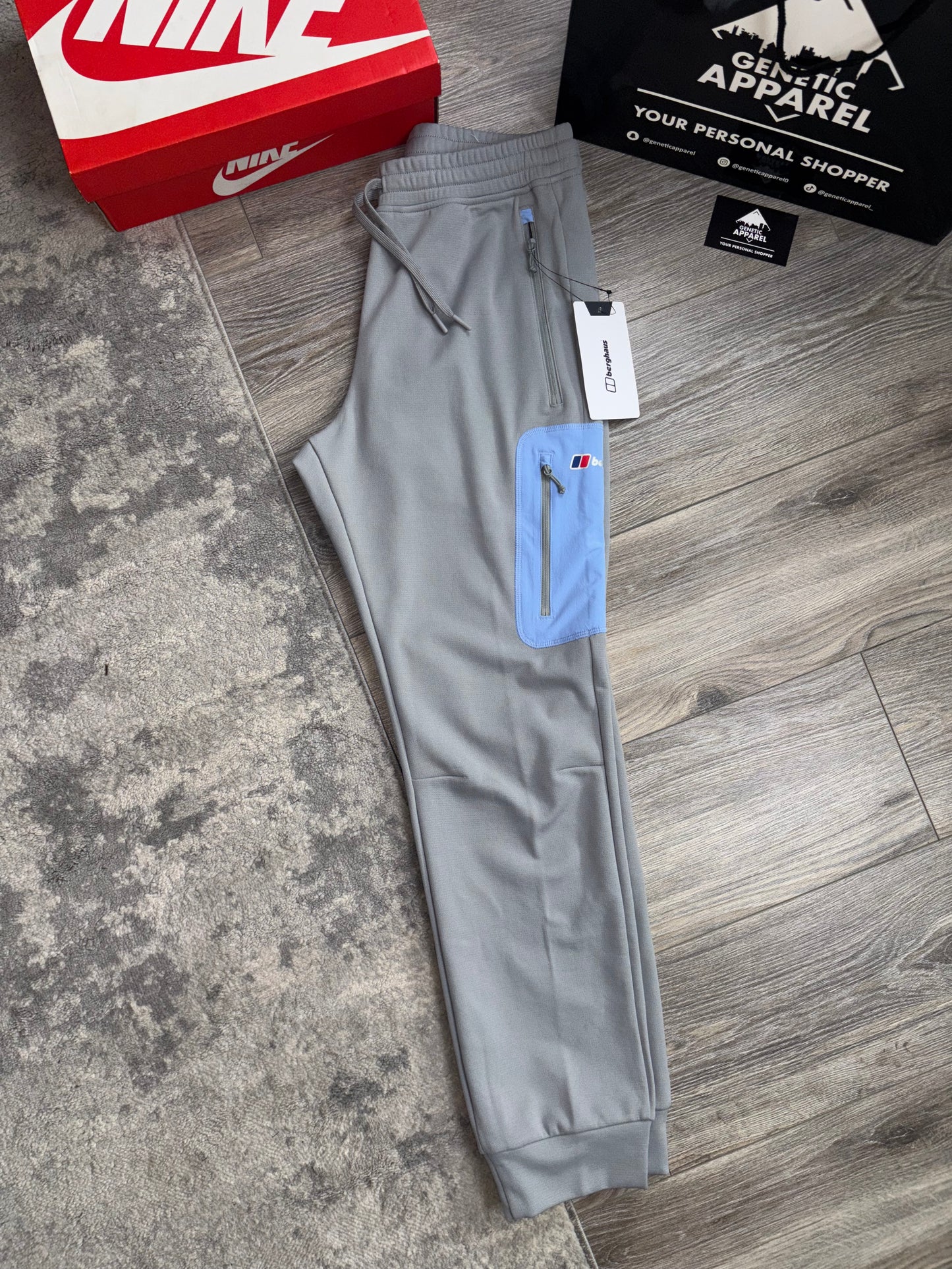 Berghaus Fleece Tracksuit - ‘Grey/Baby Blue’